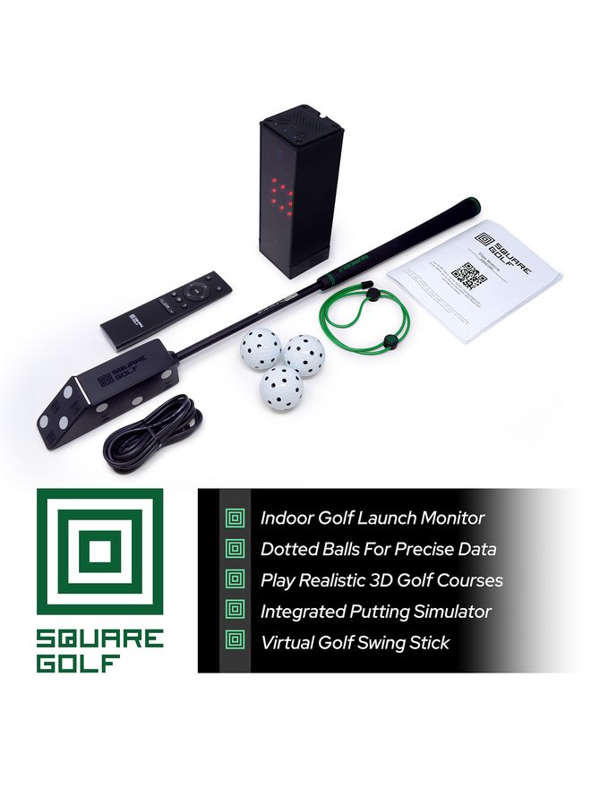 Square Golf Indoor Launchmonitor und Golfsimulator 999