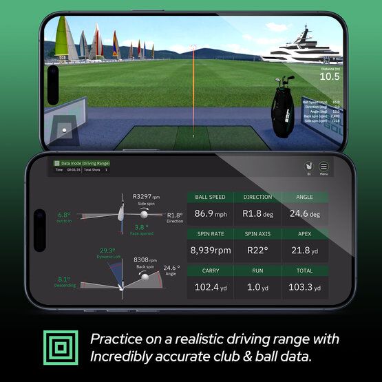  Indoor Launchmonitor und Golfsimulator 999