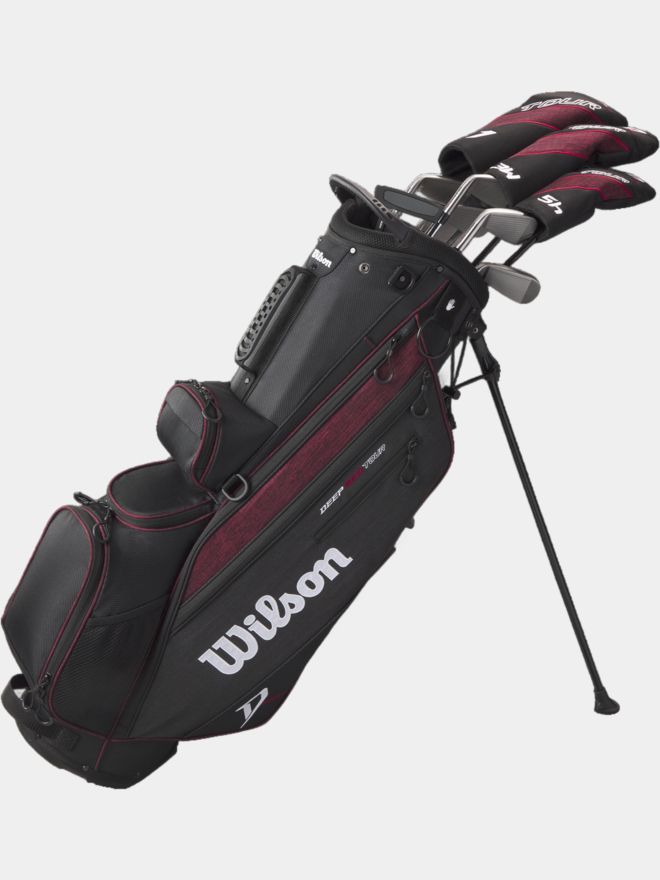Wilson Deep Red Tour Komplettset Stahl, Regular