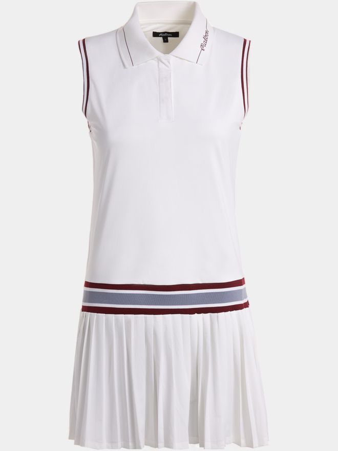 Malbon BELLA DRESS ohne Arm Kleid ecru