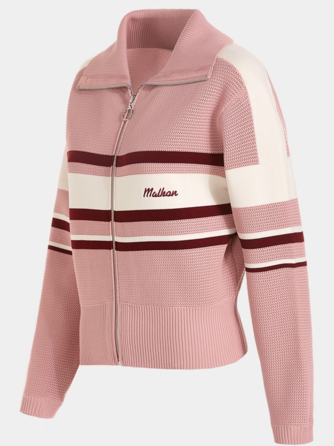 Malbon SIMONA ZIP UP JACKET Jacke Sweatshirt rosa