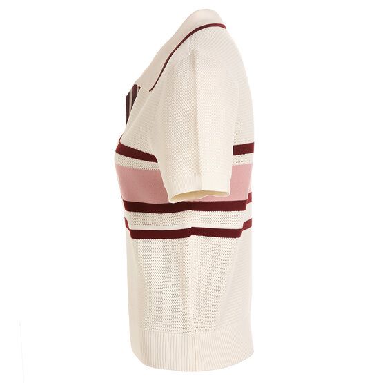 Malbon CARINA Halbarm Polo ecru
