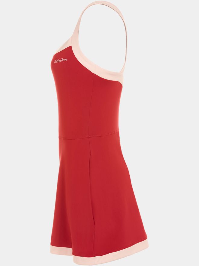 Malbon EMILIANA DRESS ohne Arm Kleid bordeaux