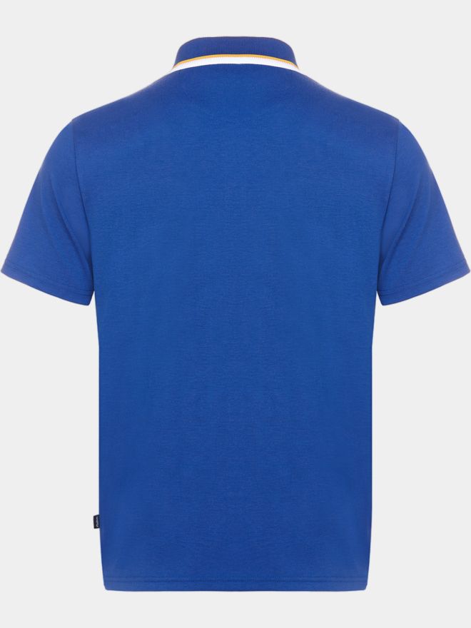 Malbon GRASSE PIQUE Halbarm Polo blau