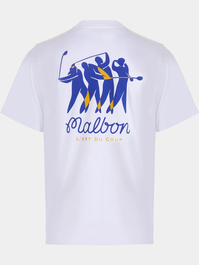 Malbon MATISSE Halbarm T-Shirt weiß