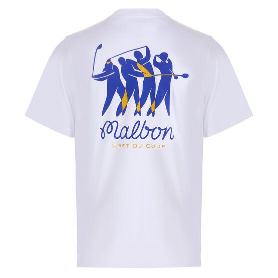 Malbon MATISSE Halbarm T-Shirt weiß