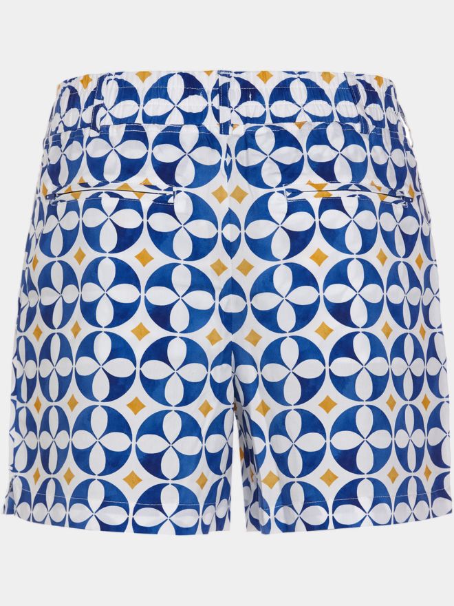Malbon RIVIERA SCOOTER SHORT Bermuda Hose weiß