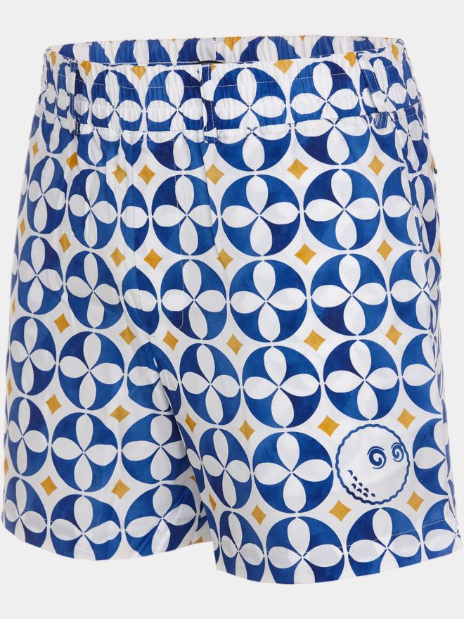 Malbon RIVIERA SCOOTER SHORT Bermuda Hose weiß