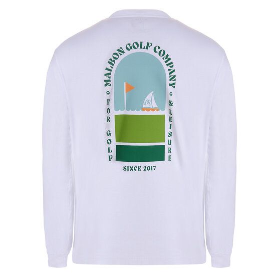 Malbon MARINA LS TEE Shirt Sweatshirt weiß