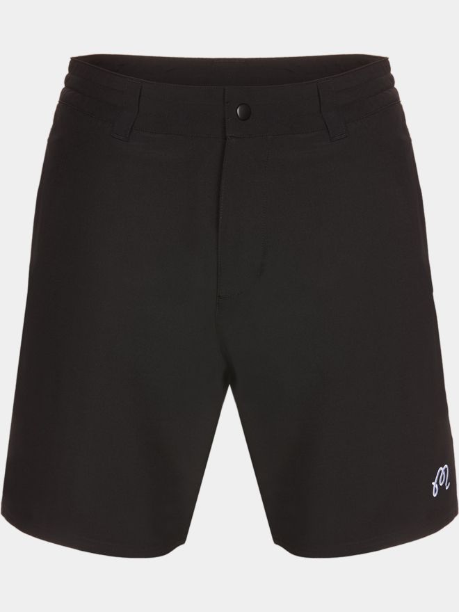 Malbon TONINO HYBRID SHORT SOLID Bermuda trousers black