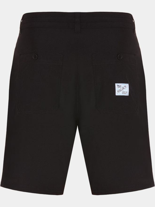 Malbon TONINO HYBRID SHORT SOLID Bermuda trousers black