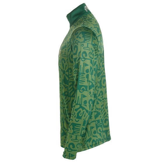 Malbon CAPO PERFORMANCE QUARTER ZIP Stretch Midlayer grün