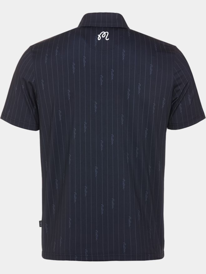 Malbon PERFORMANCE PIQUE Halbarm Polo schwarz