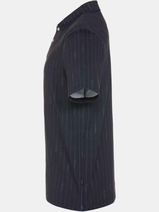 Malbon PERFORMANCE PIQUE Halbarm Polo schwarz