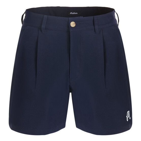 Malbon CLASSIC PLEATED SHORT reg Bermuda Hose navy