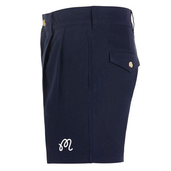 Malbon CLASSIC PLEATED SHORT reg Bermuda Hose navy