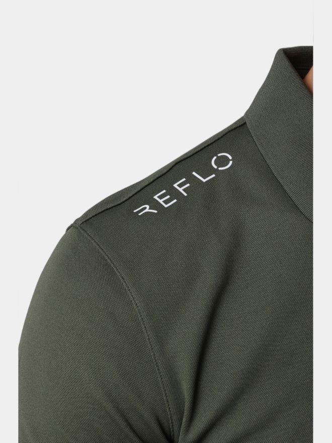 Reflo Bohai Halbarm Polo dunkelgrün