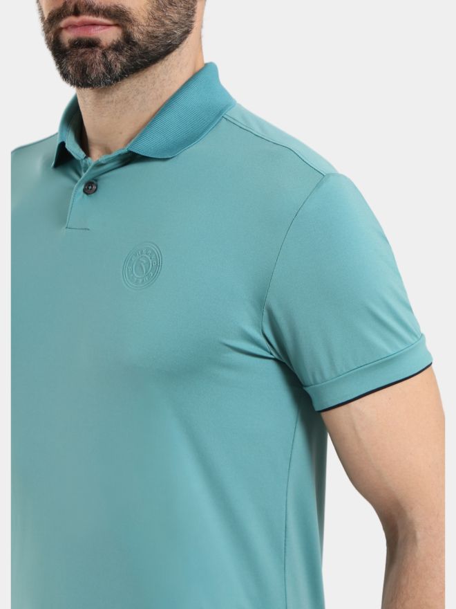 Chervo ACCUSA Halbarm Polo türkis