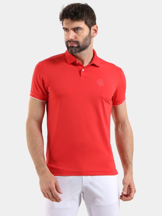 Chervo ACCUSA Halbarm Polo rot