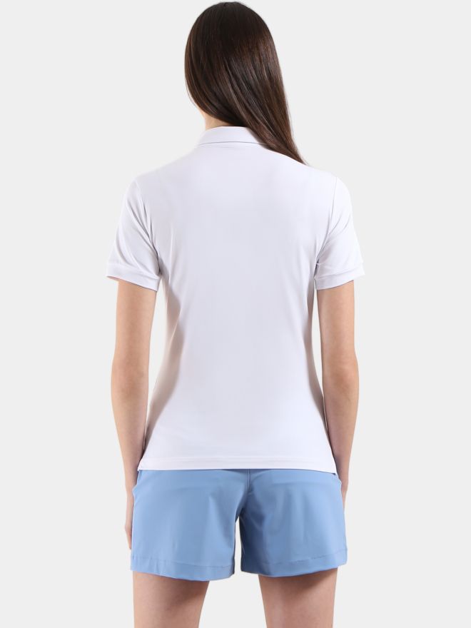 Chervo ANTRACITE Halbarm Polo weiß