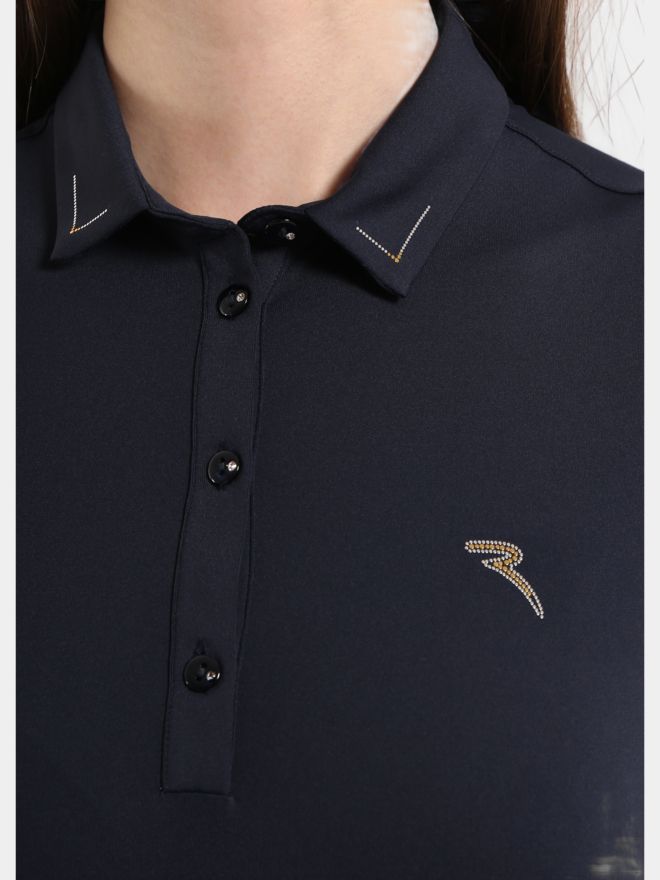 Chervo ANTRACITE Halbarm Polo navy