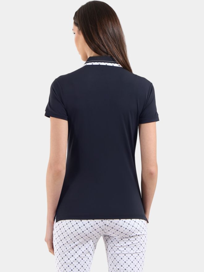 Chervo AQUAMARINE Halbarm Polo navy