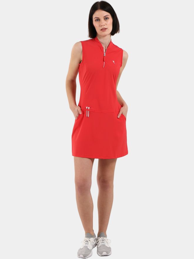 Chervo Šaty bez rukávů JOELE červená