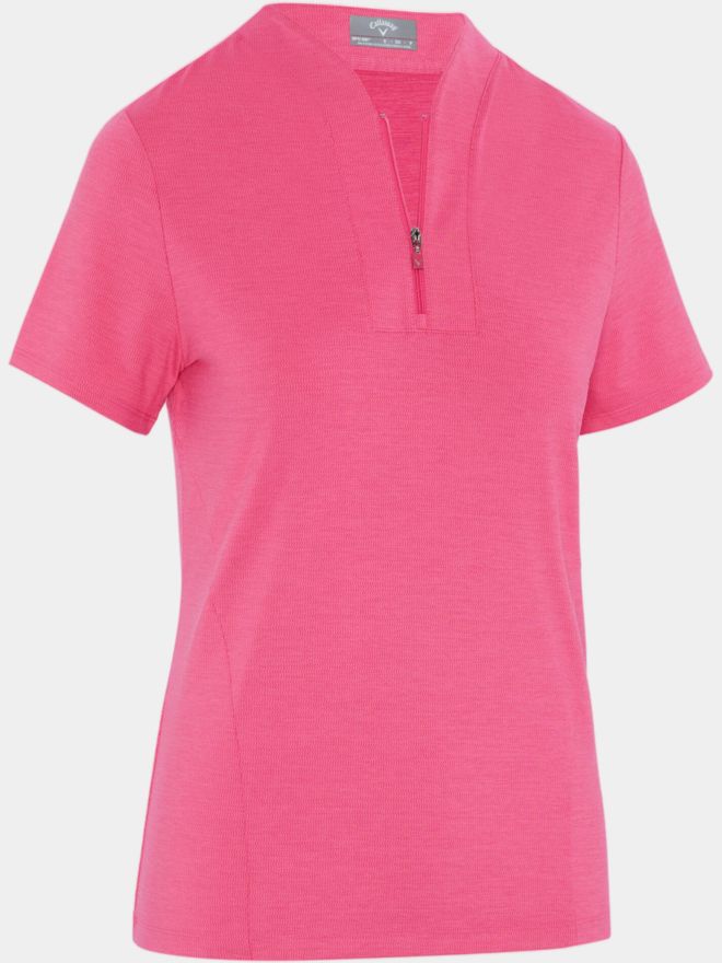 Callaway Tonal Heater polo s krátkým rukávem růžová