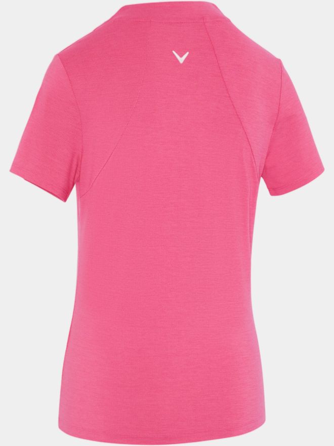 Callaway Tonal Heater polo s krátkým rukávem růžová