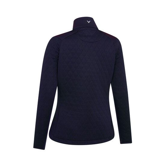 Callaway LS 1/4 ZIP QUILTED KNIT LAYER navy