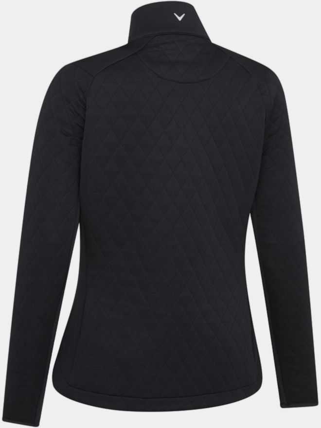 Callaway LS 1/4 ZIP PROŠÍVANÁ PLETENÁ VRSTVA černá