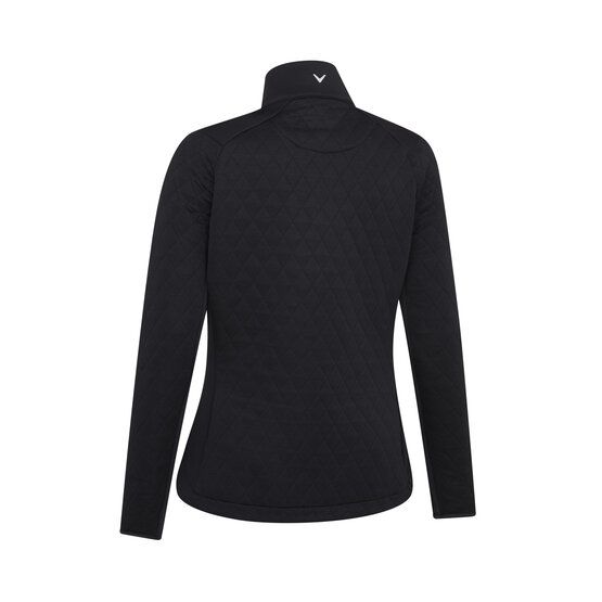 Callaway LS 1/4 ZIP QUILTED KNIT LAYER schwarz
