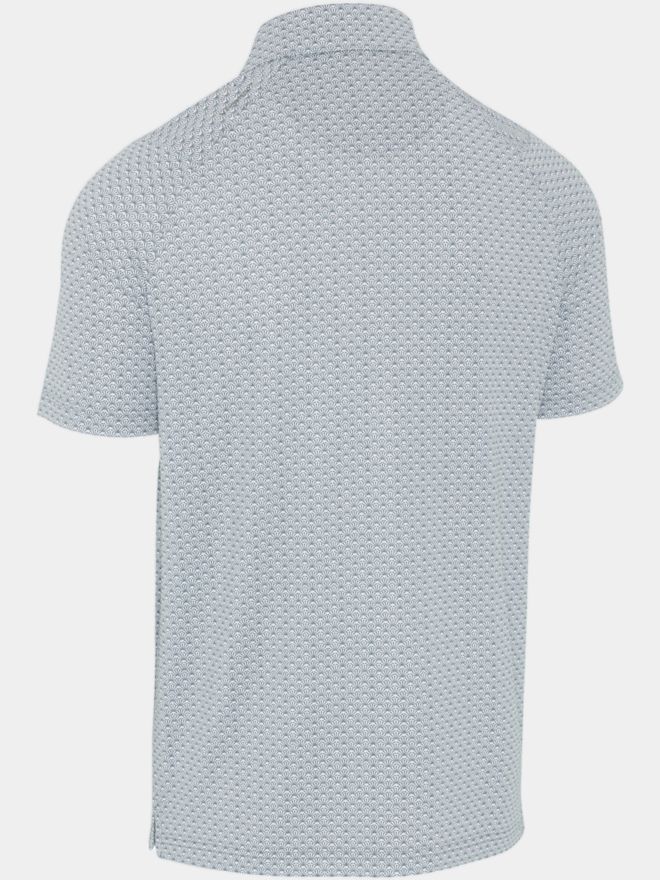 Callaway Tee Allover Print Halbarm Polo grau