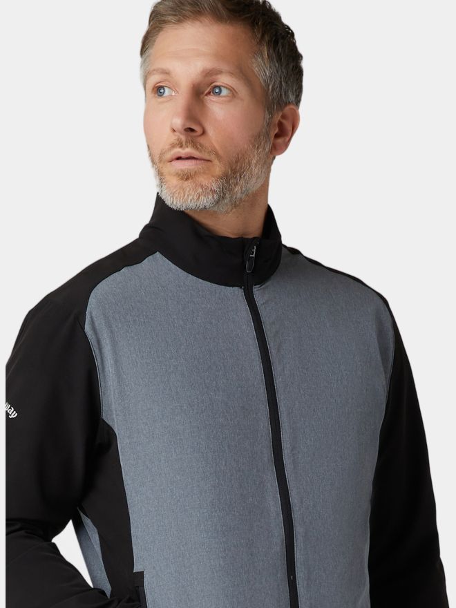 Callaway EMEA LS FULL ZIP WIND grau