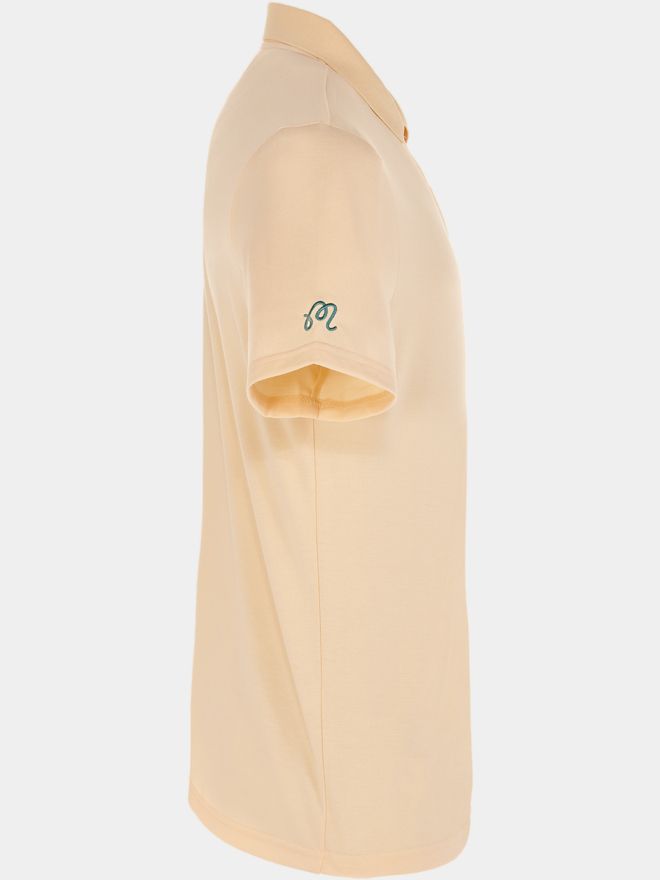 Malbon TWO MAN SCRAMBLE PIQUE Halbarm Polo sand