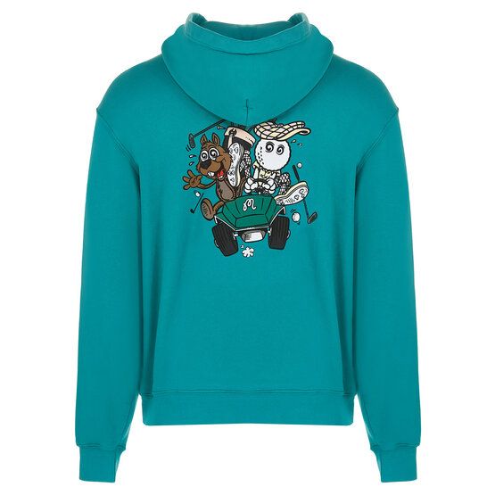 Malbon Malnon TWO MAN SCRAMBLE Sweat Hoodie petrol