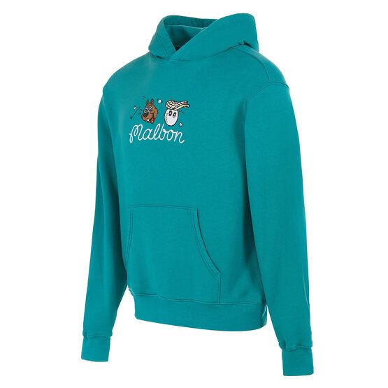 Malbon Malnon TWO MAN SCRAMBLE Sweat Hoodie petrol