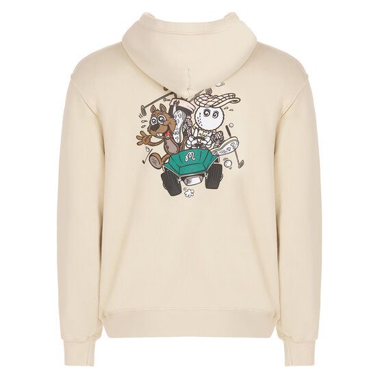 Malbon Malnon TWO MAN SCRAMBLE Sweat Hoodie sand