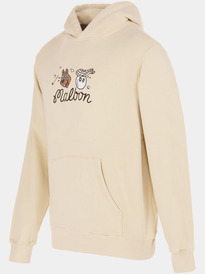 Malbon TWO MAN SCRAMBLE Sweat Hoodie sand