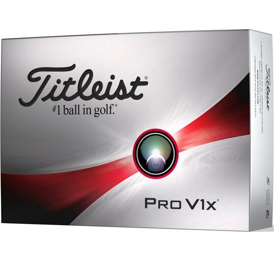 Titleist Pro V1x golfové míčky model 2021 bílá