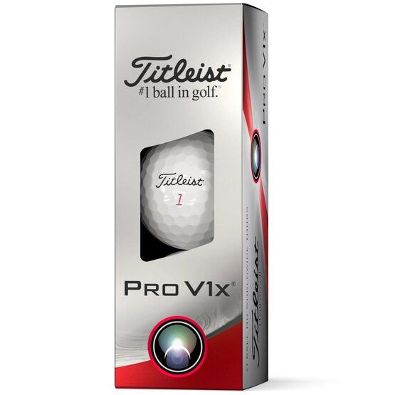 Titleist Pro V1x golfové míčky model 2021 bílá