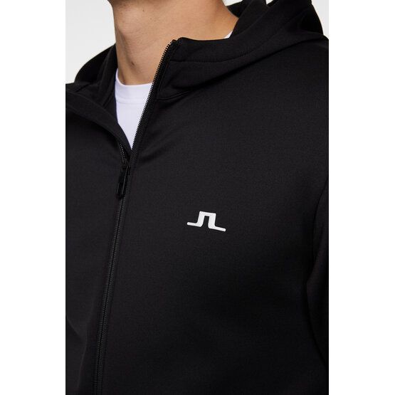 J.Lindeberg Aerial Full Zip Hood Stretch Jacke schwarz