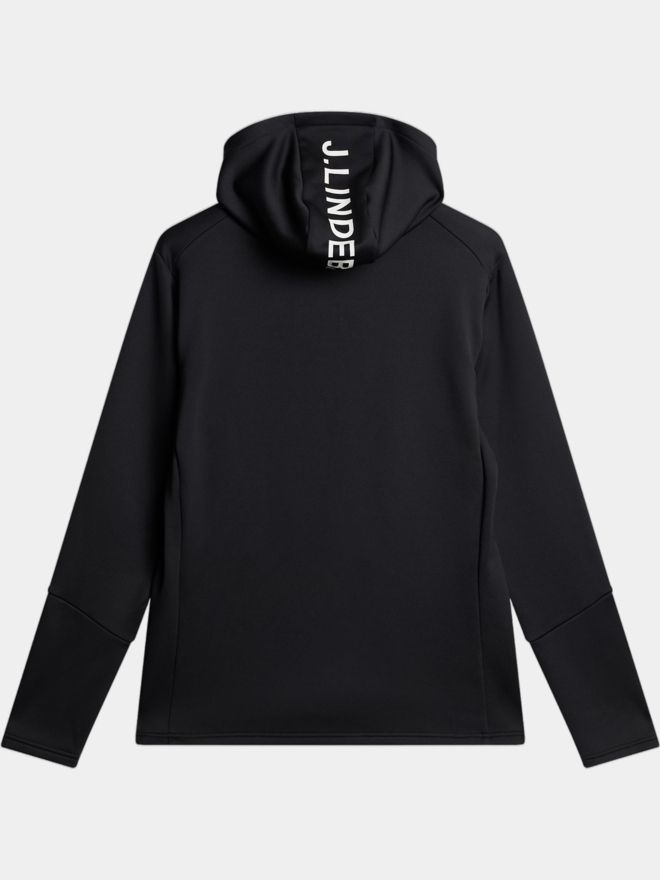 J.Lindeberg Aerial Full Zip Hood Stretch Jacke schwarz
