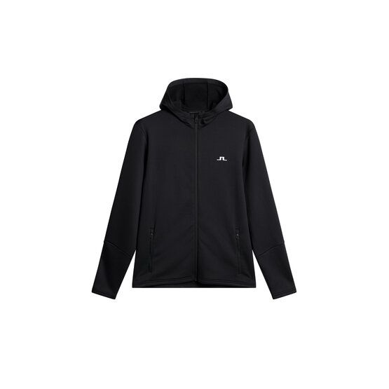 J.Lindeberg Aerial Full Zip Hood Stretch Jacke schwarz