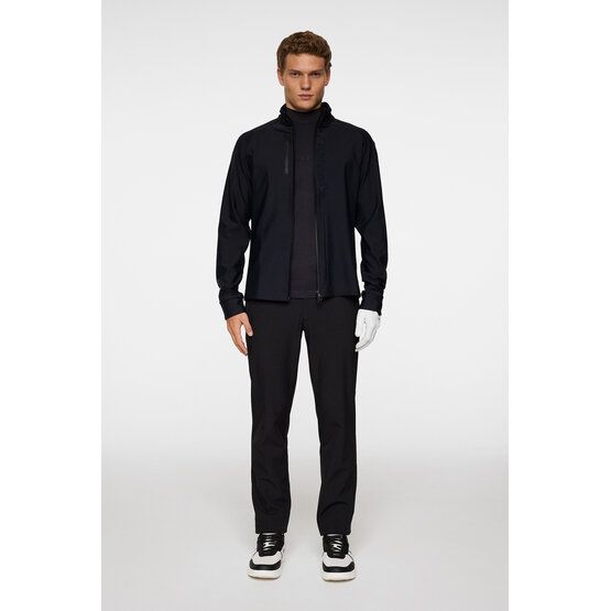J.Lindeberg Tayler Zip Mid Layer Stretch Jacke schwarz