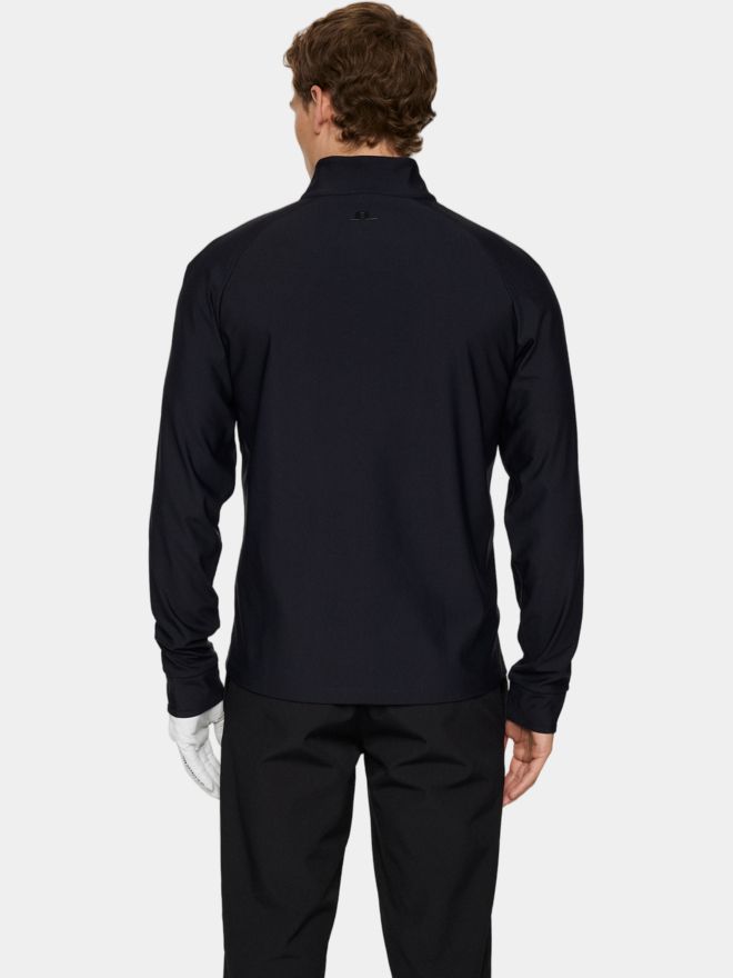 J.Lindeberg Tayler Zip Mid Layer Stretch Jacke schwarz