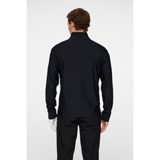 J.Lindeberg Tayler Zip Mid Layer Stretch Jacke schwarz