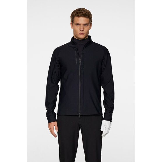J.Lindeberg Tayler Zip Mid Layer Stretch Jacke schwarz