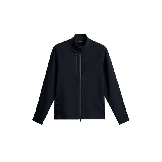 J.Lindeberg Tayler Zip Mid Layer Stretch Jacke schwarz