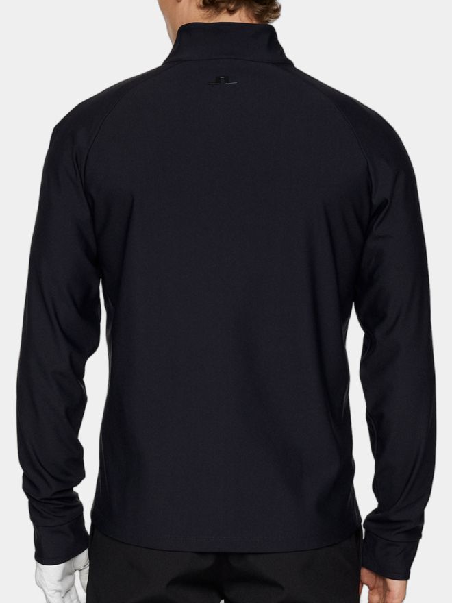 J.Lindeberg Tayler Zip Mid Layer Stretch Jacke schwarz